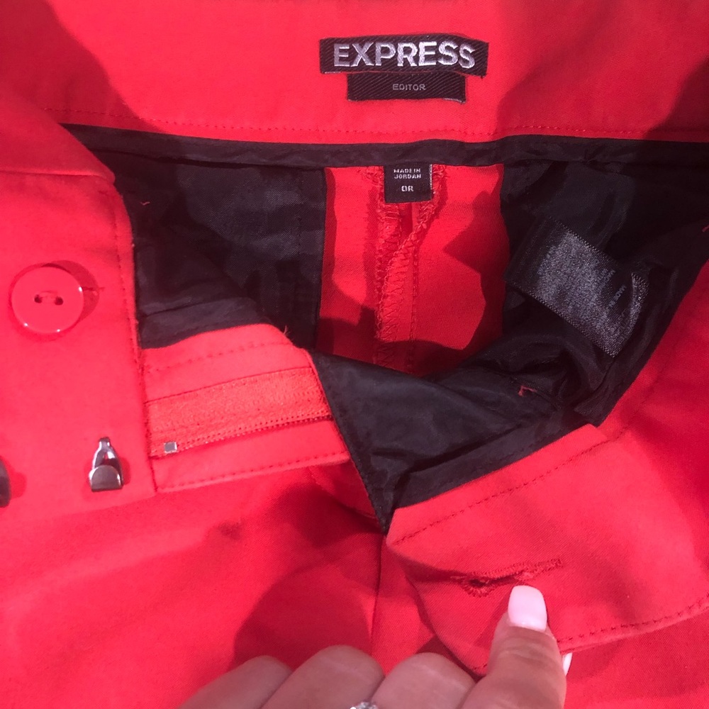 Hot pink Express editor dress pants size 0R